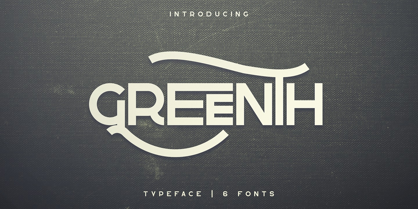 Example font Greenth #1